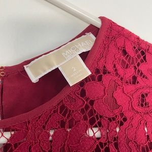 Red lace Michael Kors Dress
